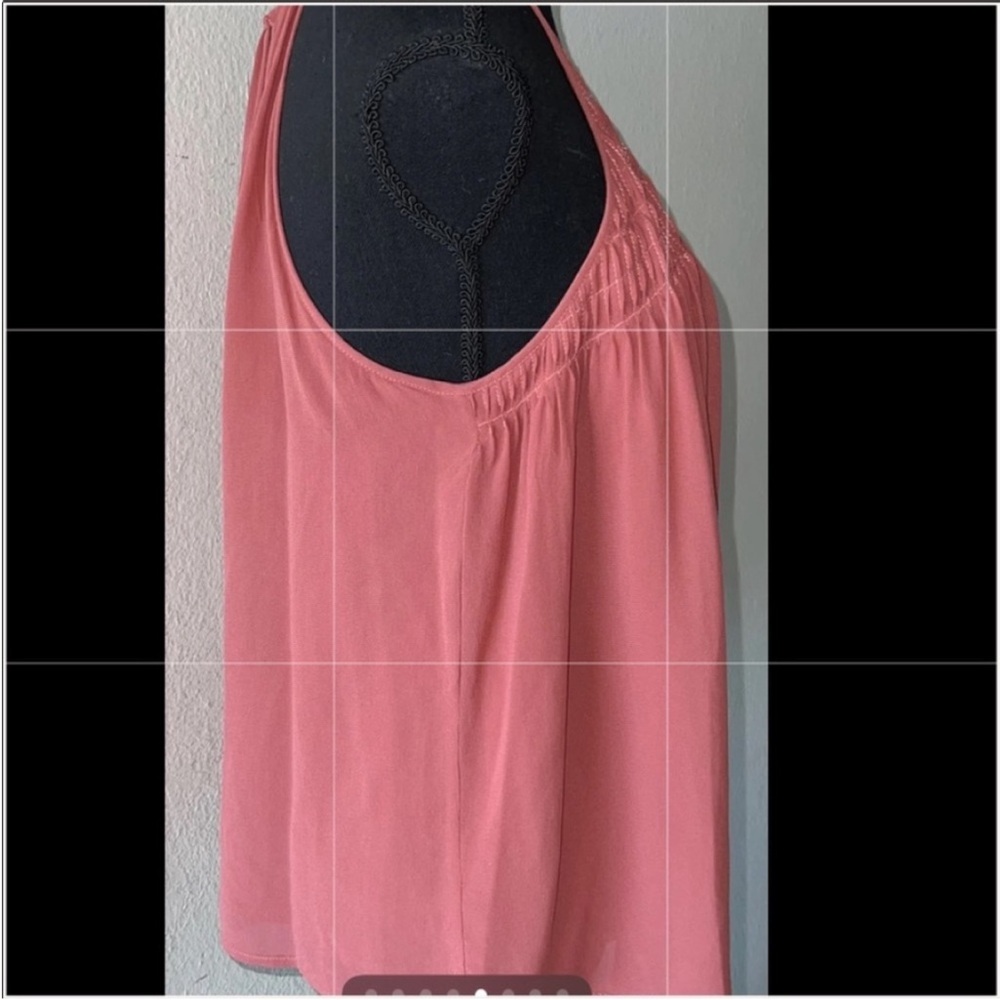 Joie Soseh Smocked Sleeveless Top, Burnt Terracotta… size medium - Picture 7 of 12